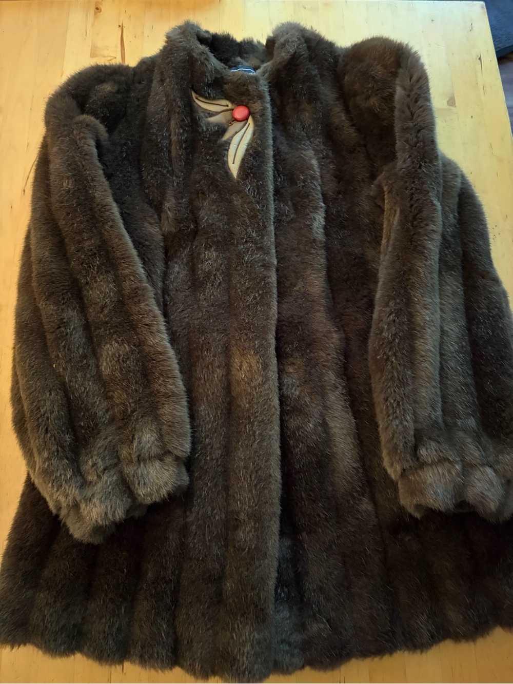 Women’s Brown Plush Teddy Jacket – Cozy Winter Outerwear